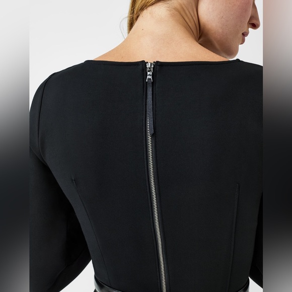 💐SPANX The Perfect A-line 3/4 Sleeve Dress - Black - Picture 5 of 6